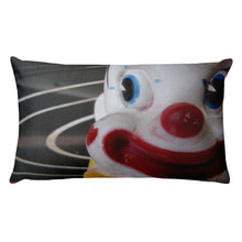 Vintage Clown Double Sided Throw Pillow #2 - Color Clowns