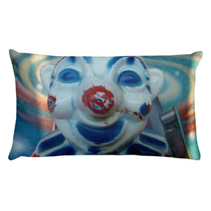 Vintage Clown Double Sided Throw Pillow #5 - Bozo and Country