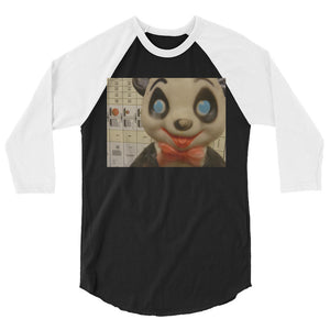 Panda #2 3/4 sleeve raglan shirt