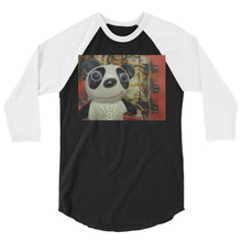 Panda #1 3/4 sleeve raglan shirt