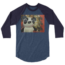 Panda #1 3/4 sleeve raglan shirt