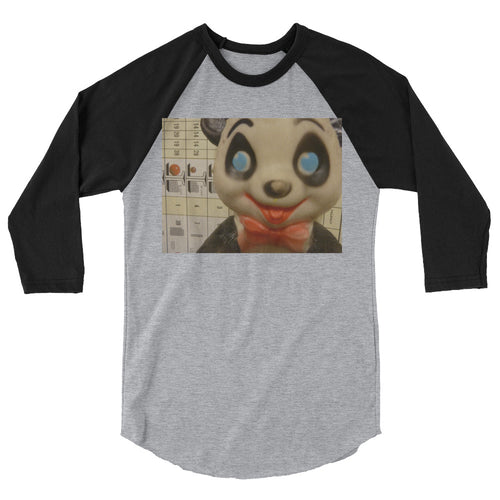 Panda #2 3/4 sleeve raglan shirt