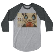 Panda #2 3/4 sleeve raglan shirt