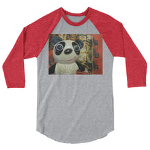 Panda #1 3/4 sleeve raglan shirt