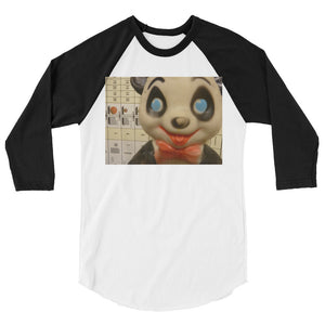 Panda #2 3/4 sleeve raglan shirt