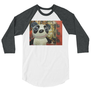 Panda #1 3/4 sleeve raglan shirt