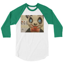 Panda #2 3/4 sleeve raglan shirt