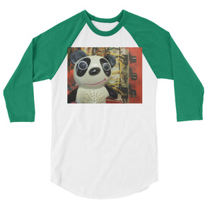 Panda #1 3/4 sleeve raglan shirt